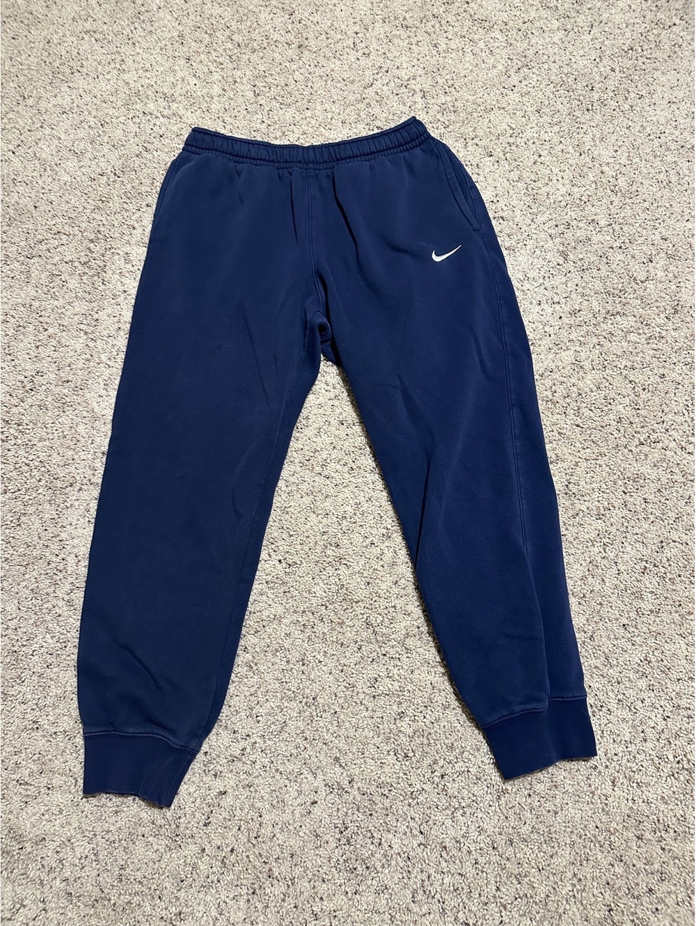 Nike Men's Navy Blue Jogger Sweatpants Size M
